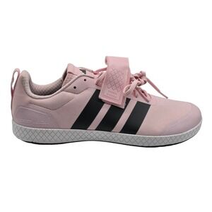 Adidas The Total 2 Weightlifting Shoes Clear Pink Core Black Mens 10 JP9869 NWOB